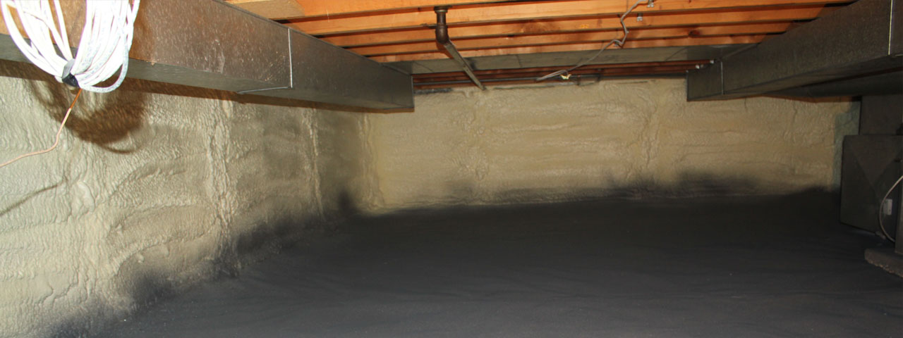 Hamilton spray foam insulation for crawl spaces
